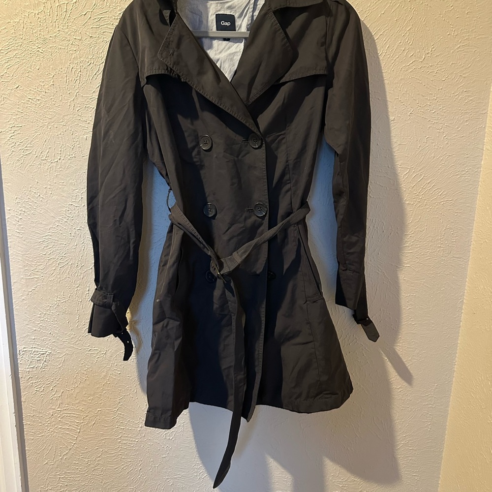 GAP Women's Gray Trench Coat